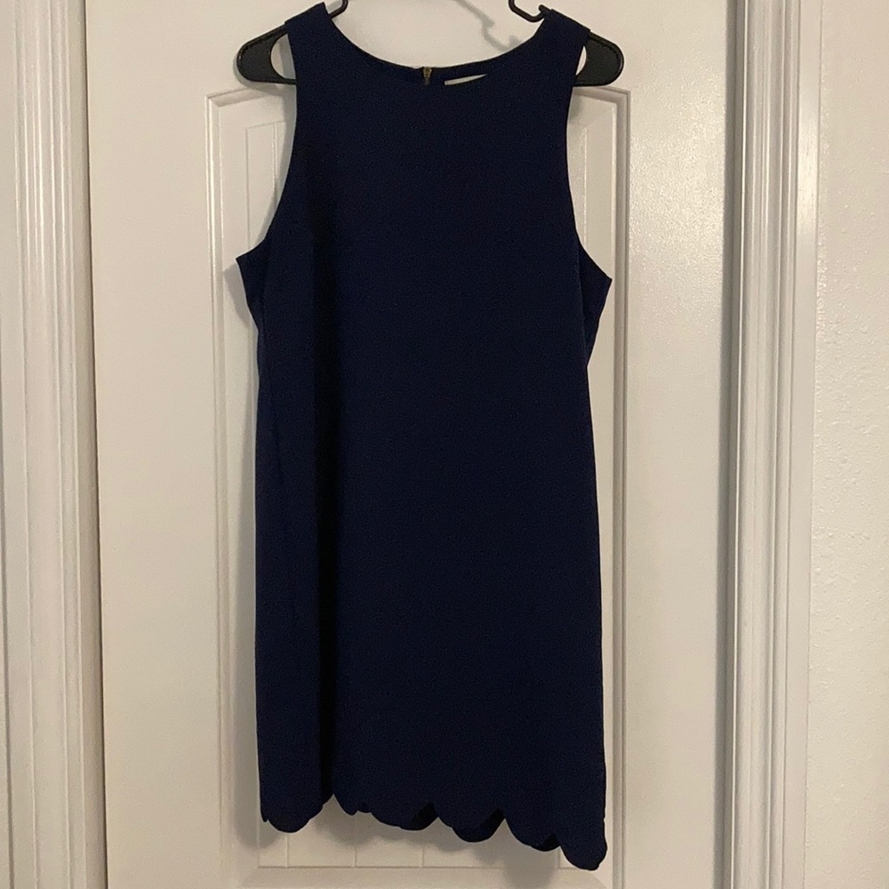 Monteau Navy Blue Sleeveless Dress